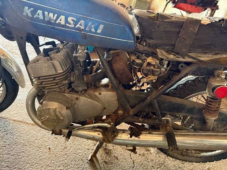 Kawasaki 250 Motorcycle for Parts or Repair, No Title