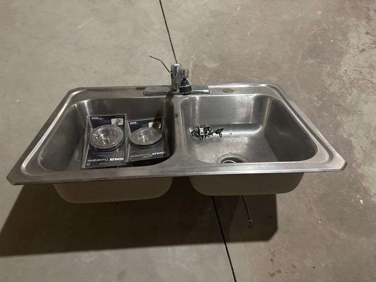 Stainless Steel 2 Compartment Sink