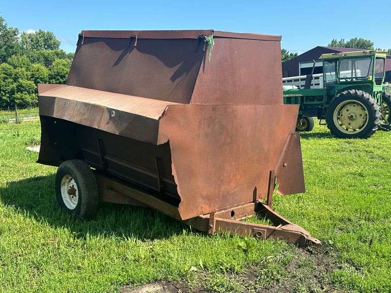 Home Made Creep Feeder on Wheels