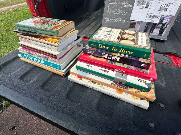 Group of Wine and Beer Brewing Books