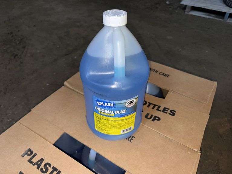 (2) Cases of Splash -20 Windshield Washer Fluid, 6 Gallons per case, Buying All for One Money