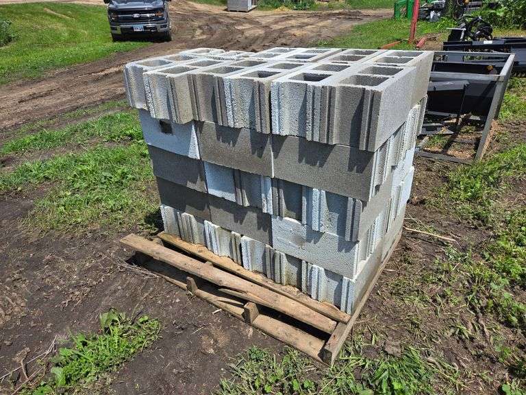 Pallet of Cement Blocks
