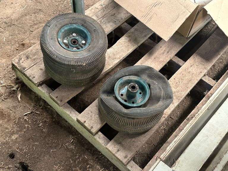 Misc Tires and Rims for 2 Wheel Cart