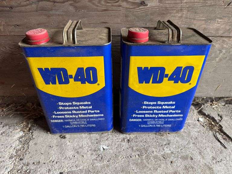 (2) Approx ½ Full Cans of WD40, Buying All for One Money