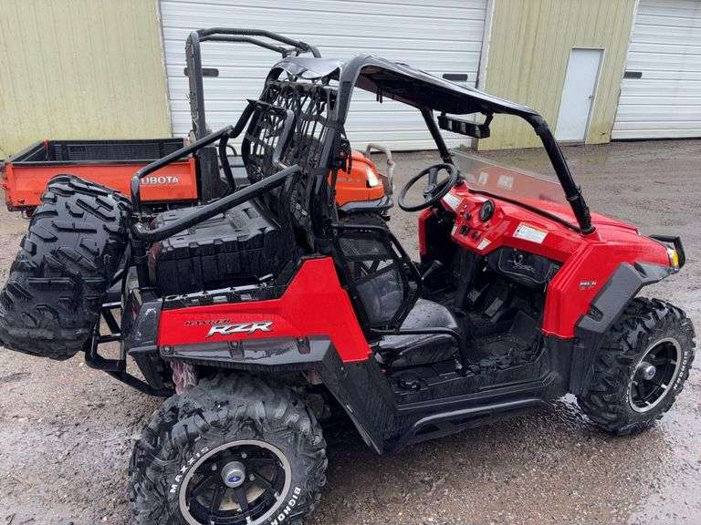 2008 Polaris RZR 800, 1/2 Windshield, Spare Wheel, Winch, Soft Top, Toolbox, 131.4 Hours, 1548 Miles