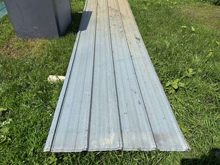 (10) 12’ Sheets of Used Metal, Buying All for One Money