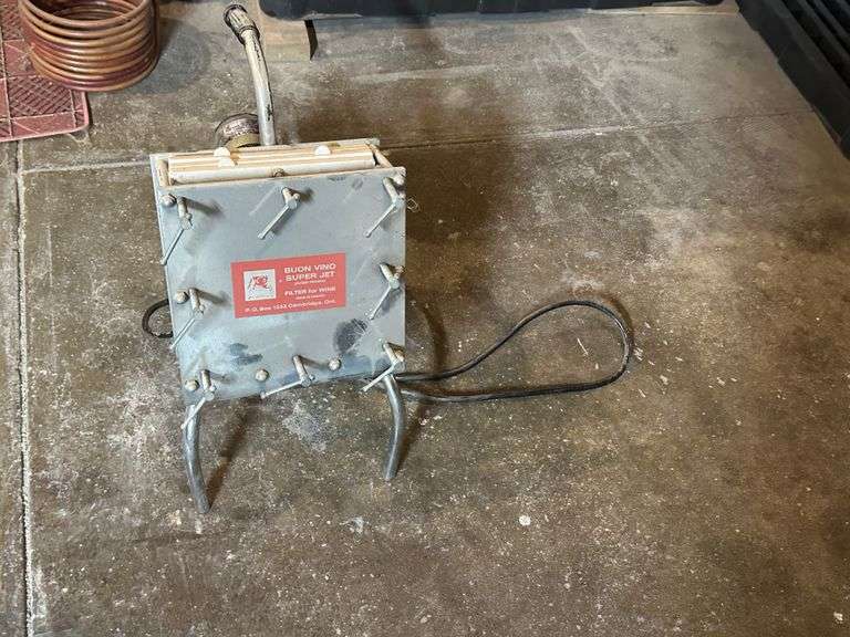 Buon Vino Super Jet Filter, Used For Straining Wine When in Production