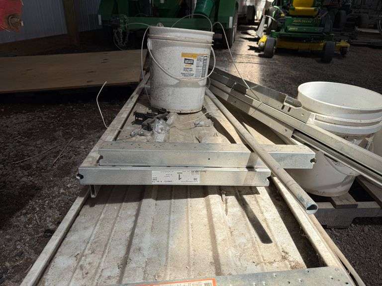 8’Tx82”W Overhead Door with Hardware, Used