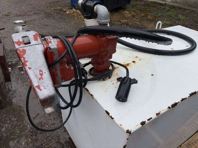Fuel Tank, with 12V Pump, 45”x24”x24”