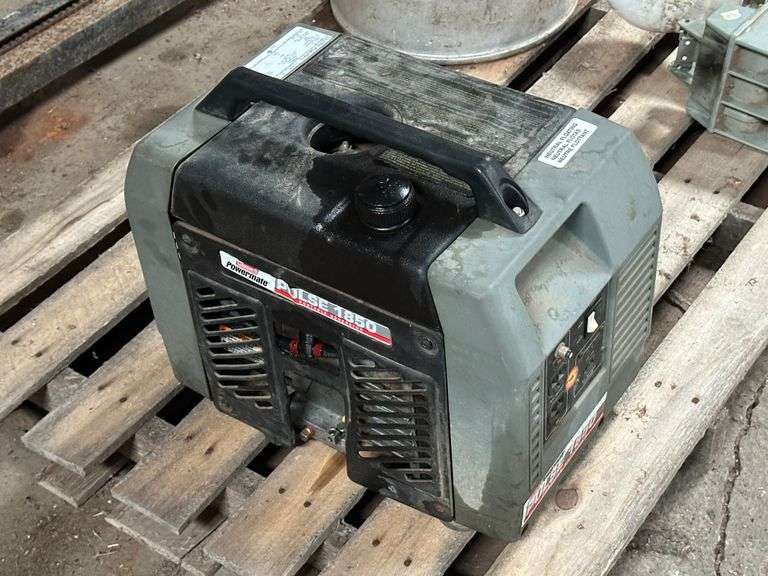 Coleman Powermate Pulse 1850 Gas Operated Generator with 2 – 110 Outlets, Running Order Per Seller