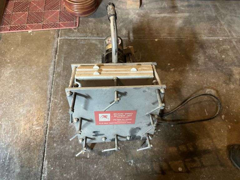 Buon Vino Super Jet Filter, Used For Straining Wine When in Production