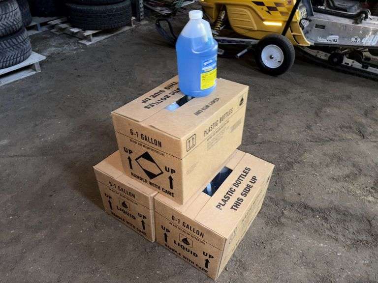 (3) Cases of Splash -20 Windshield Washer Fluid, 6 Gallons per case, Buying All for One Money
