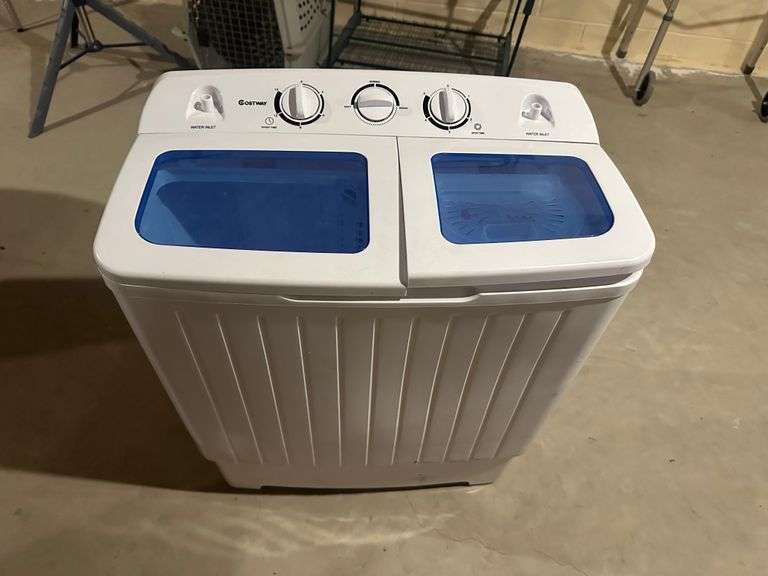 Costway Twin Tub Washing Machine, Working Order Per Seller