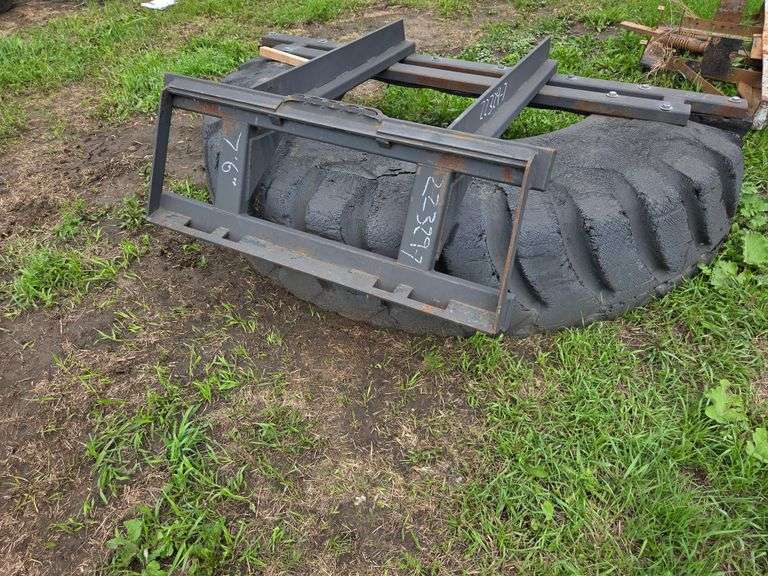 Scraper Skid Loader Quick Attach, 7’6” Wide