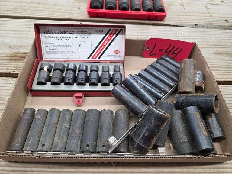 Misc Impact Sockets, Mostly 3/8”