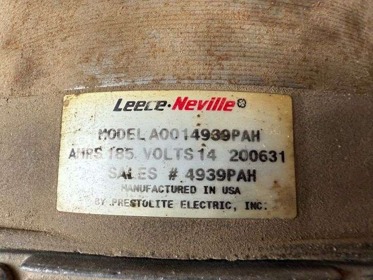 Leece-Nevill 185 Amp Alternator, Used But Has Been Rebuilt