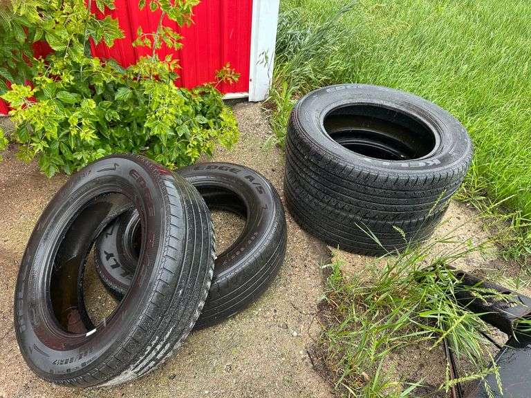 (4) 225-65R17 Used Tires, Buying All for One Money