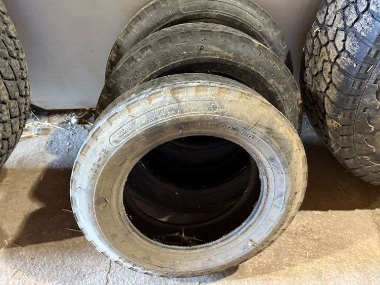 (3) 4.80-12 Tires, Buying All for One Money