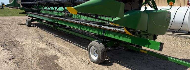 Unverferth AWS-42 All Wheel Steer Header Trailer, Extendable Hitch, 11L-15 Tires, Sickle Storage, SN