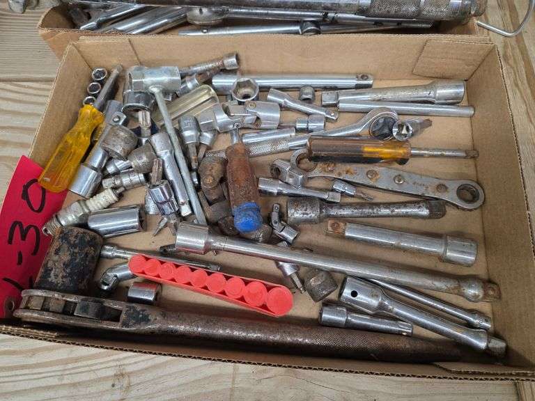 Misc 3/8” and ½” Ratchets and Sockets
