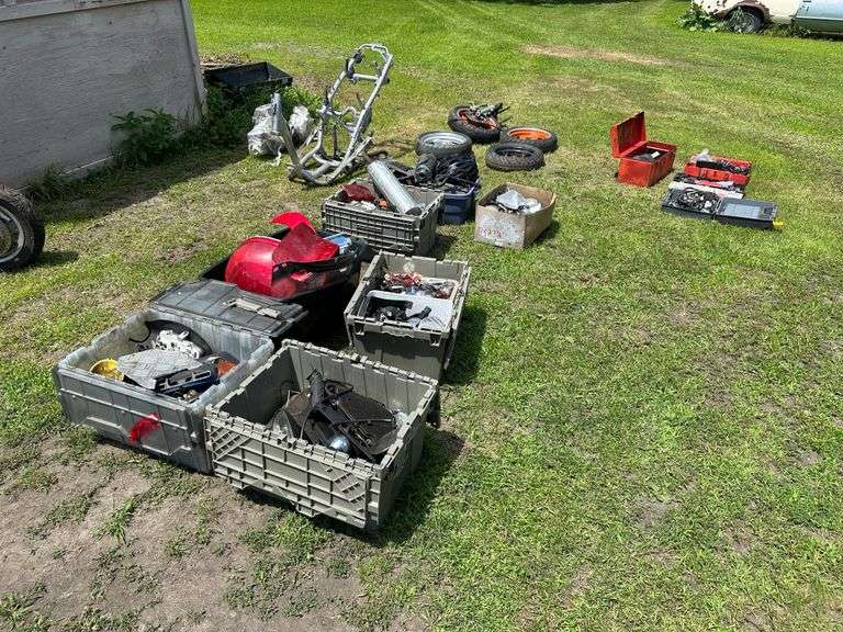 2 Scooters, Believed to be Longbo Brand, all Taken Apart and Most of the Parts Should be There Per S