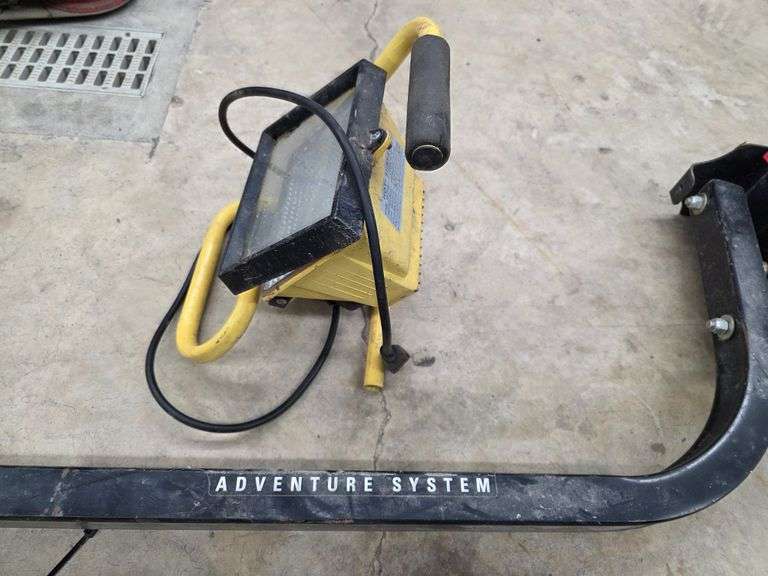 Bike Rake and Shop Light