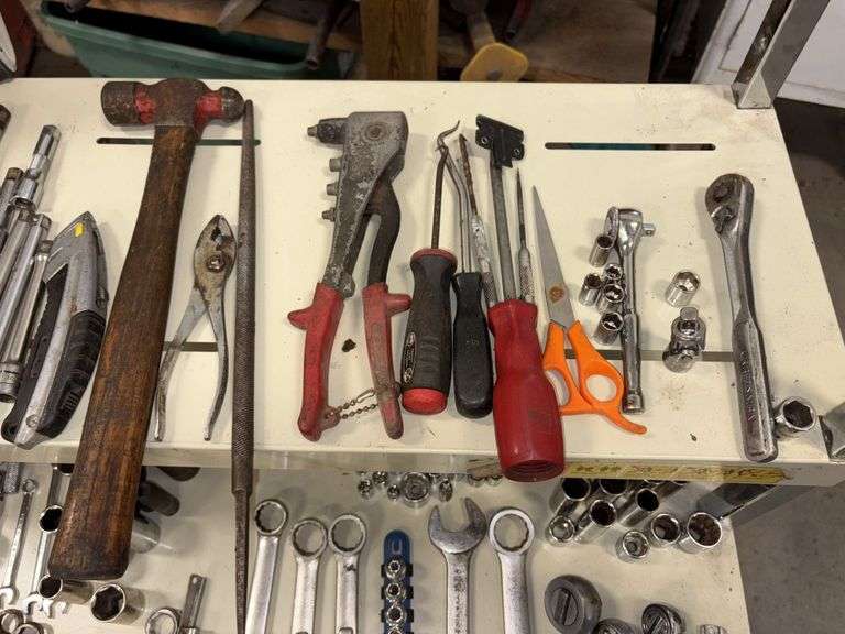 Toolbox with Tools, GFCI with cord, *cart not included