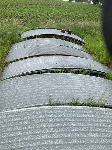 24’ (6 Ring) MFS Drying Grain Bin, Approx 5,000 Bushel, *Bin is Tore Down and Ready to Go, Includes 