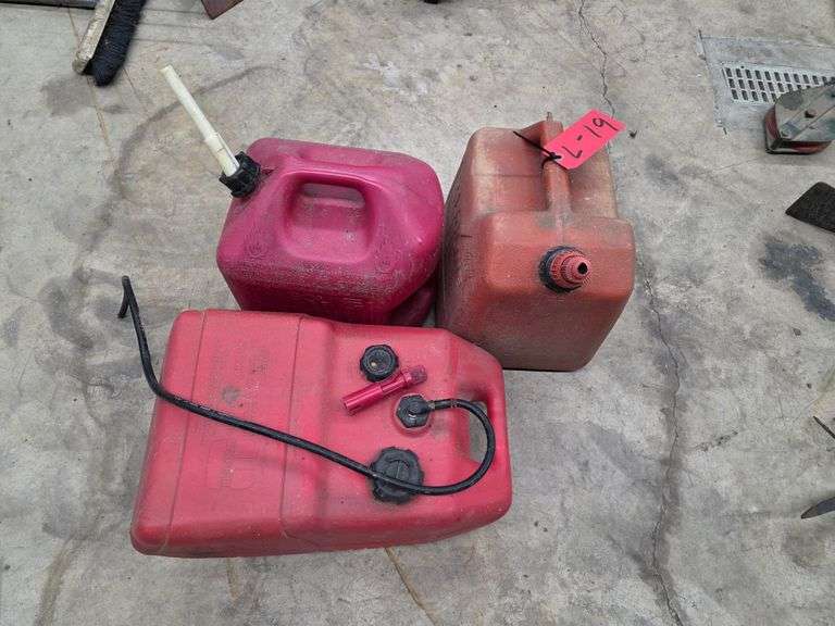 (3) Gas Cans