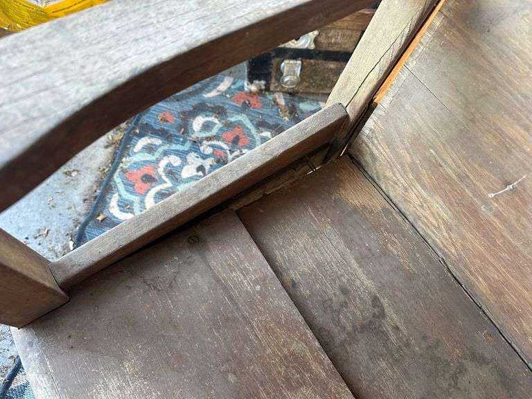 Church Pew, 10’6” Wide, Needs Some Repair