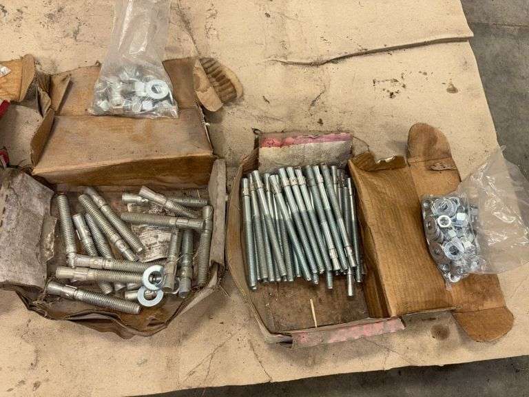 Concrete Anchor Bolts, 3/8x5”, 1/2x3-3/4”