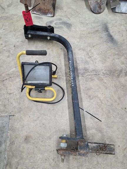Bike Rake and Shop Light