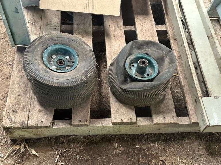 Misc Tires and Rims for 2 Wheel Cart