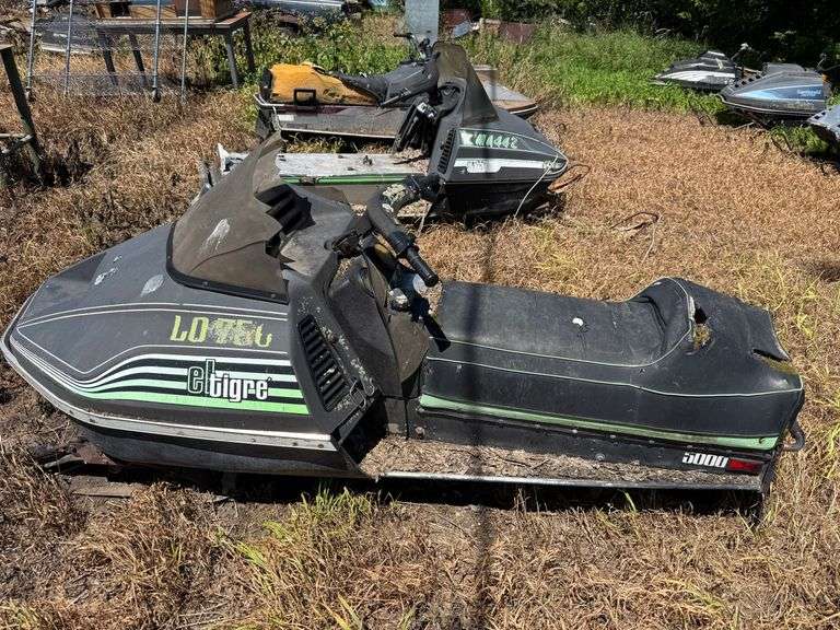 (3) Snowmobiles For Parts