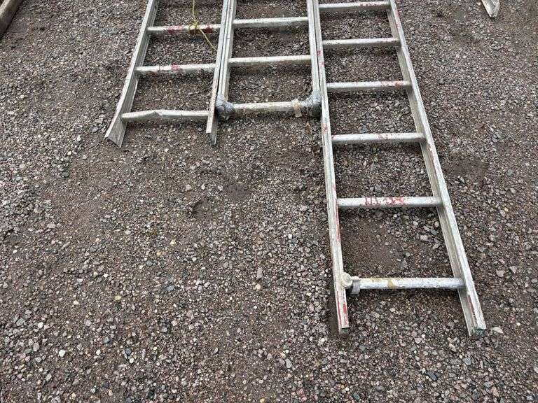 (3) Aluminum Step Ladders, 16’-18’, Buying All for One Money