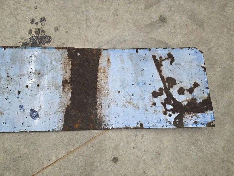 Velvet Pipe Tobacco Single Sided Porcelain Sign, Approx 39” x 12”