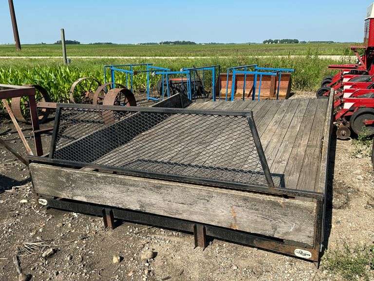 Flatbed for Truck, 12’ Long x 7’9” Wide, 32” Center to Center on Frame Mount
