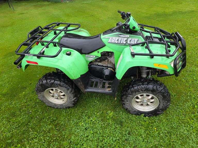 Arctic Cat 500 ATV, 4x4, Independent Rear Suspension, 2” Receiver, Rear Bumper, 4,534 Miles, Front W
