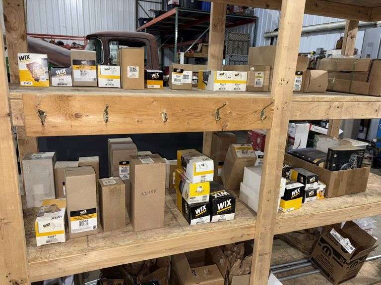 Assortment of (49) Filters, All New In Box, Fuel, Coolant, Hyd, Engine Oil, (6) Filter Interchange C