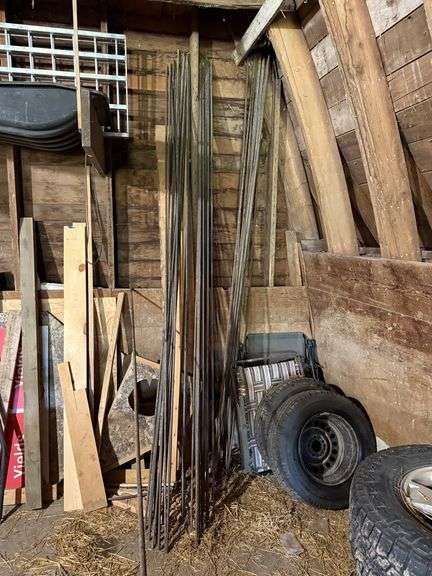 Approx 50 Sticks of ½” Smooth Rebar, Buying All for One Money