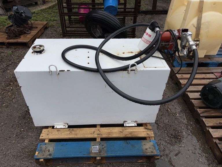 Fuel Tank, with 12V Pump, 45”x24”x24”