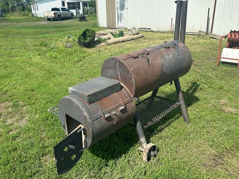 Wood Smoker on Wheels