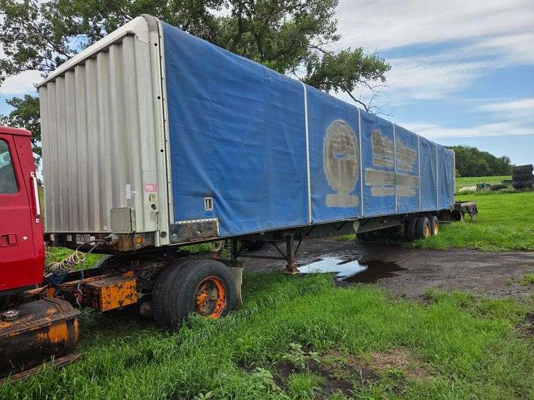 2006 Conastoga Flat Trailer, 53’ Long, 96” Wide, Sliding Rear Axles, Lights and Brakes Work Per Sell