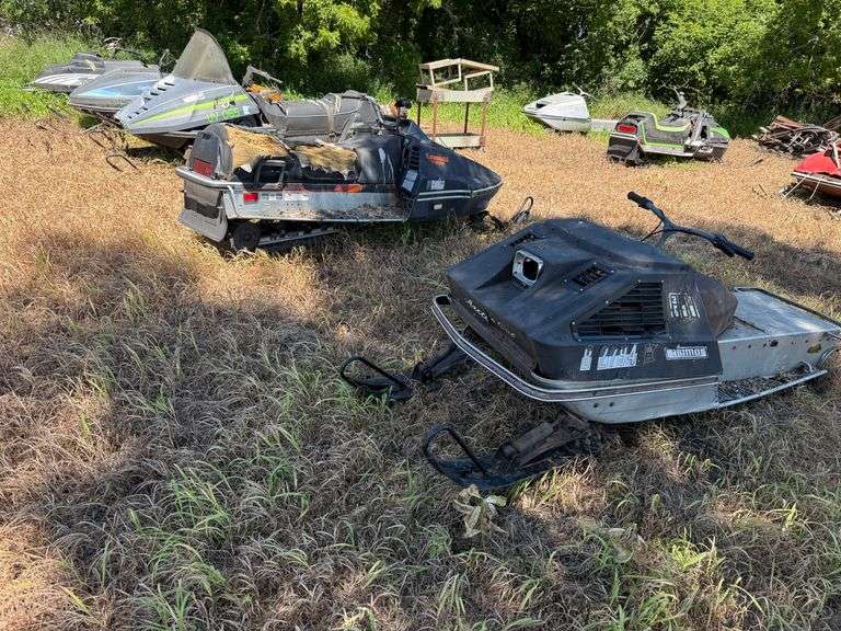 (5) Snowmobiles For Parts