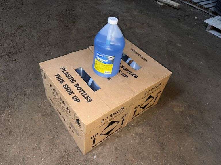 (2) Cases of Splash -20 Windshield Washer Fluid, 6 Gallons per case, Buying All for One Money