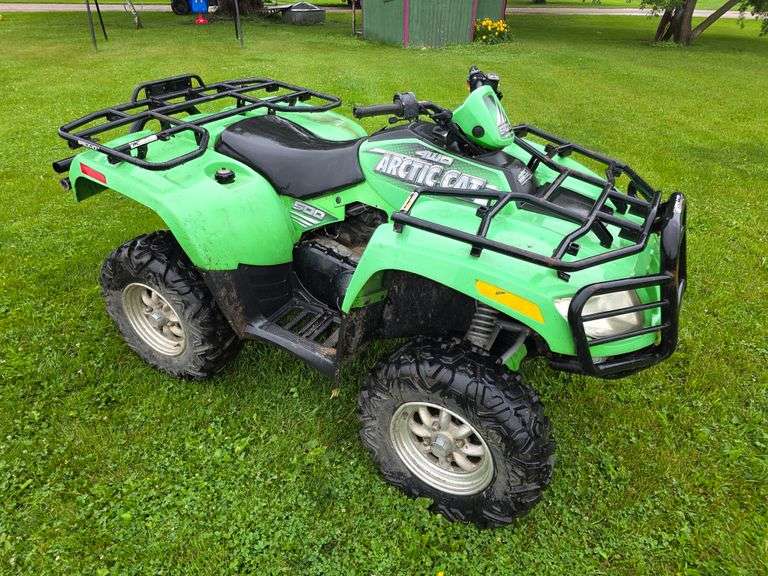 Arctic Cat 500 ATV, 4x4, Independent Rear Suspension, 2” Receiver, Rear Bumper, 4,534 Miles, Front W