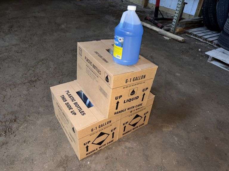 (3) Cases of Splash -20 Windshield Washer Fluid, 6 Gallons per case, Buying All for One Money