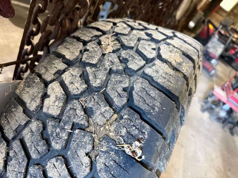 (4) Falken Wildpeak 265/70R17 Tire on Chevrolet Rim, Buying All for One Money