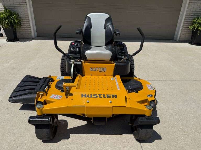 Hustler Raptor SDX 60” Zero Turn Lawn Mower, 197 Hours (hours will go up slightly), Front Suspension