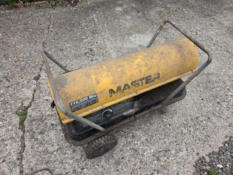 Master 115,000 BTU Diesel Heater, Untested, Appears Most Likely to Need Some Work